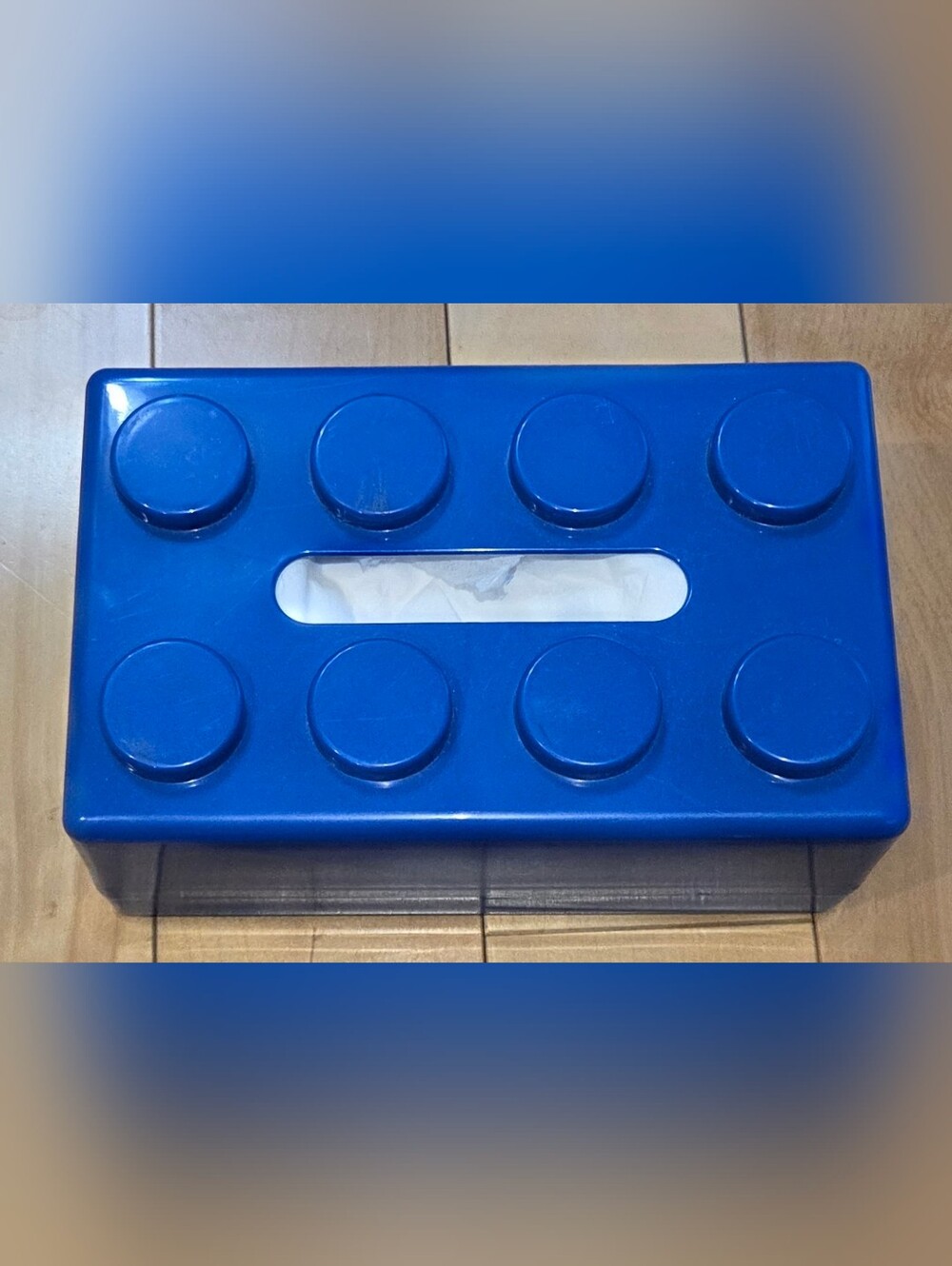 Blue Lego Tissue Box Holder